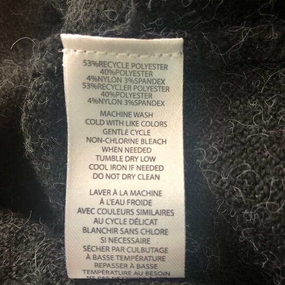 Beach Lunch Lounge Cowl Neck Color Block Sweater Size XS Oversized Fit - Picture 11 of 12